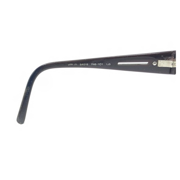 Prada VPR 17L 7N6-1O1 Striped Brown Black Eyeglasses Frames 54-15 135 Italy - Picture 10 of 12